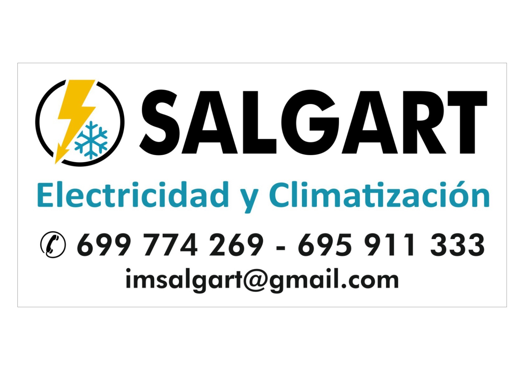 Logo de Salgart, Electricidad y Climatización